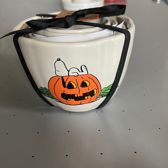 Rae Dunn snoopy on pumpkin measuring cup - Picture 1 of 2
